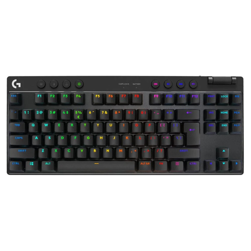 Logitech G Pro X TKL Wireless Mechanical Keyboard - Black - لوحة مفاتيح